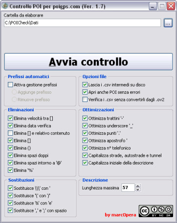 Videata principale Videata principale